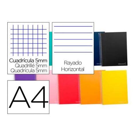 Cuaderno Espiral Jolly A Cuadr Cula Mm Rayado Horizontal G