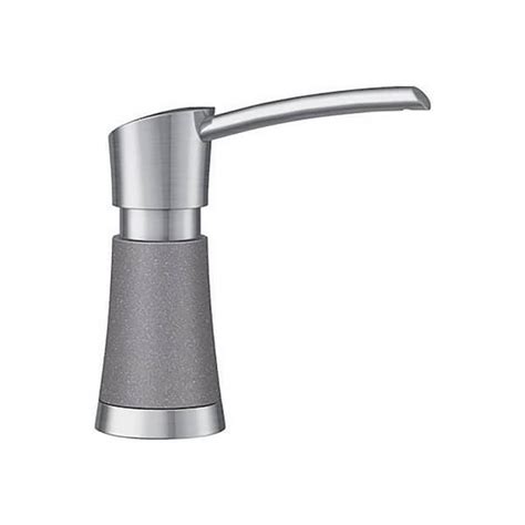 Reviews For Blanco Artona Deck Mounted Soap And Lotion Dispenser In Metallic Gray And Stainless