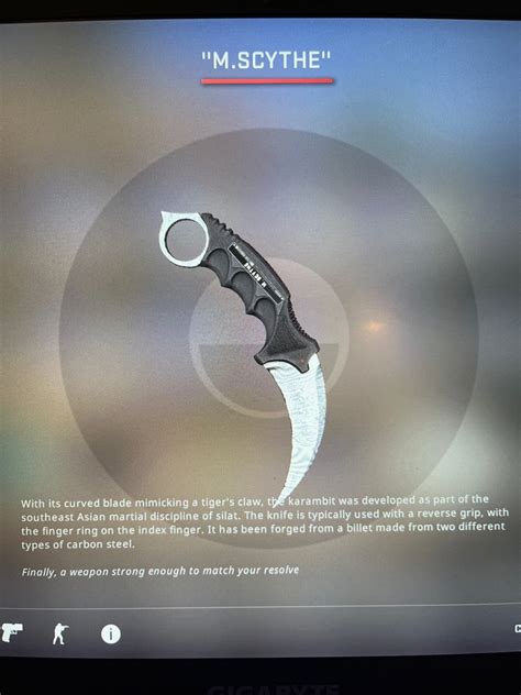 Quicksell CSGO Karambit Damascus Steel FT Video Gaming Gaming