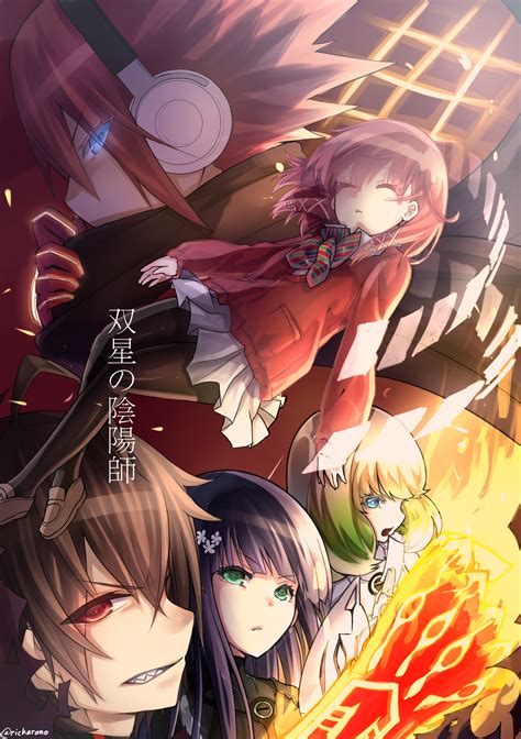 Sousei No Onmyouji Shimon Ikaruga Sayo Ikaruga Rokuro Enmadou