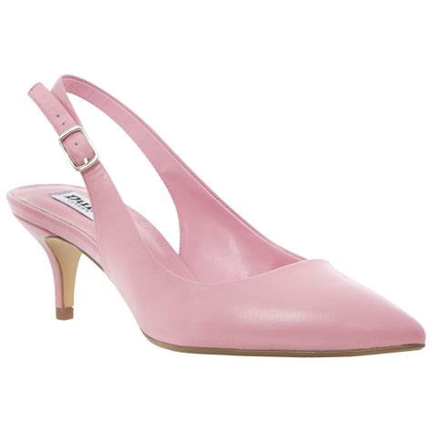 Dune Cathryn Slingback Court Shoes In Pink Lyst