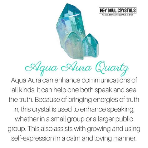 Aqua Aura Quartz Crystal Meaning Crystalmeanings Crystal Meanings And