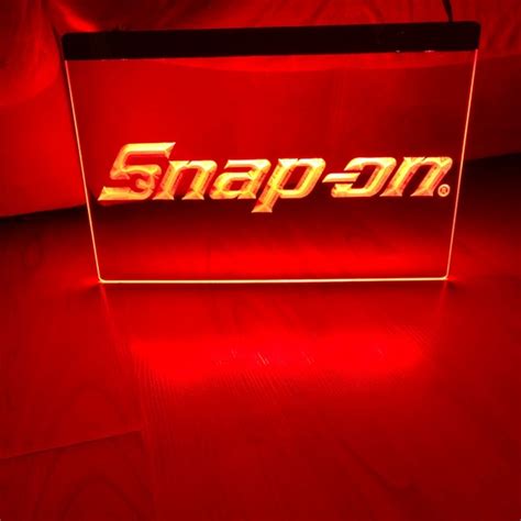 Other Snap On Led Neon Red Light Sign X Poshmark