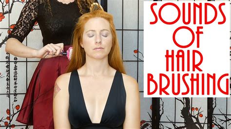 Intense Asmr Hair Brushing Sounds Binaural Microphones In Brush