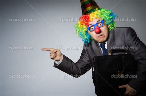 Clown Businessman Stock Photo By ©elnur 49039809