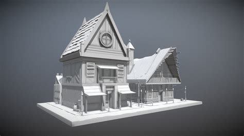 Old House Download Free 3d Model By Andriipush 45826b9 Sketchfab