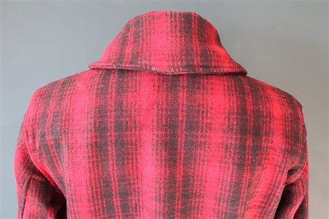 Vintage S S S S Woolrich Red Black Buffalo Plaid Wool