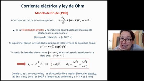 Clase online 34 Conductividad eléctrica efecto Hall y