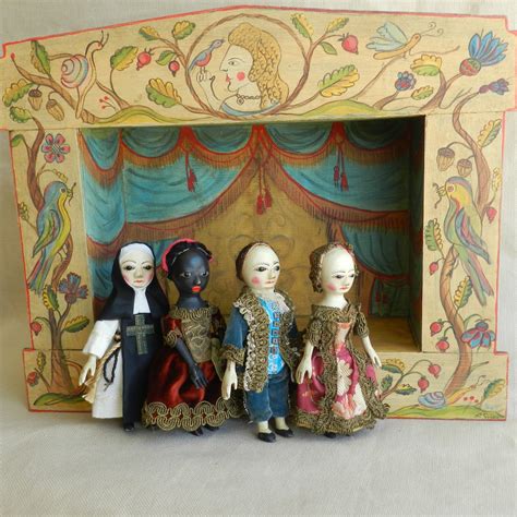 The Old Wooden Sisters Queen Anne Dolls Theater Set