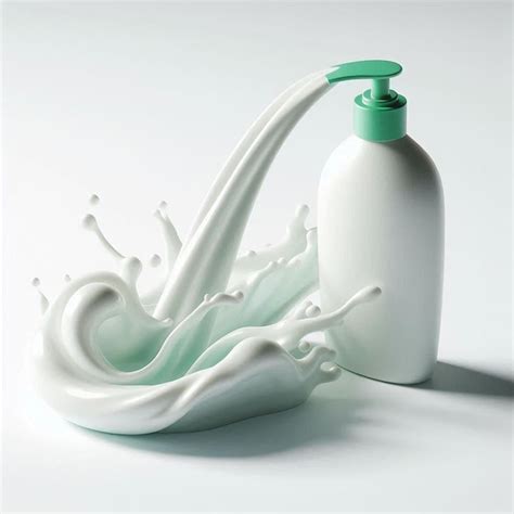 Conditioner On White Background Premium Ai Generated Image