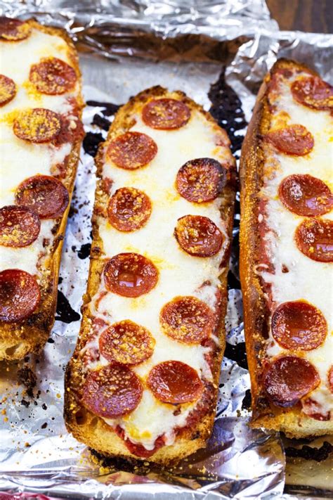 Pepperoni French Bread Pizza Spicy Southern Kitchen