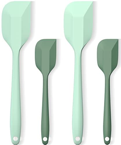 Silicone Spatula Set Premium Spatulas Silicone Heat Resistant 2 Small