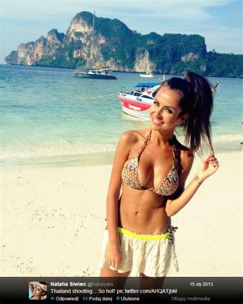 Natalia Siwiec Na Egzotycznych Wakacjach Sk D Znamy To Bikini Plotek