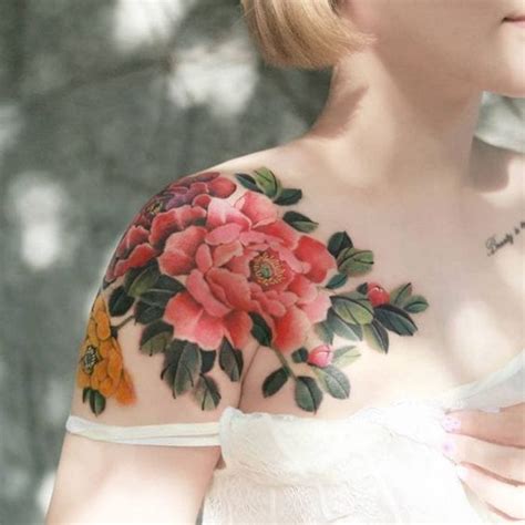 Tatuagens Florais Fant Sticas No Ombro Feminino P Gina De