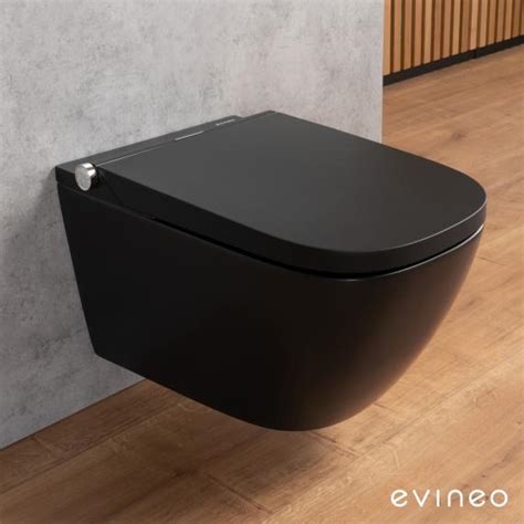 Evineo Ineo Wc Lavant Suspendu Softcube Noir Mat Be Bm Reuter