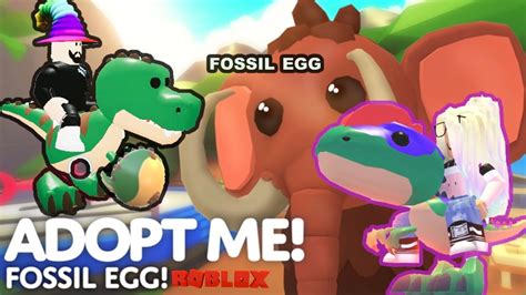 Fossil Egg Arrives Got The T Rex Pet With Mommabear Adopt Me