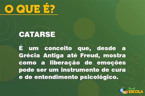 O Que Significa Catarse - O que é catarse? - Brasil Escola