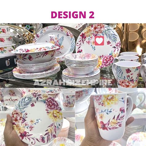 NEW DESIGN 33PCS MELAMINE DINNER SET STORAGE BOWL SET PINGGAN