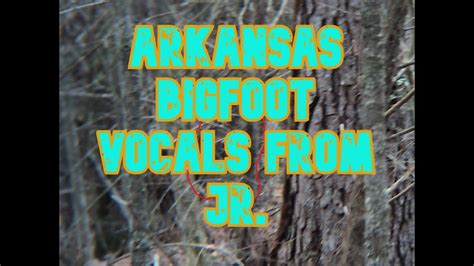 Arkansas Bigfoot Vocals From Jr Youtube