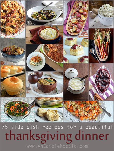 75 Side Dish Recipes For A Beautiful Thanksgiving Dinner An Edible