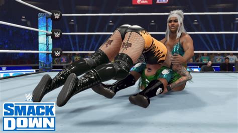 WWE 2K23 SMACKDOWN SHOTZI VS JADE CARGILL YouTube