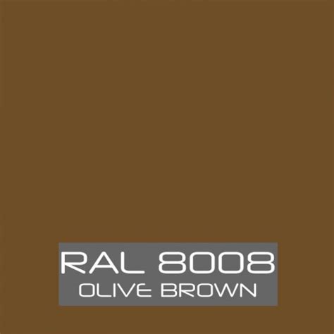 Ral Olive Brown Tinned Paint Buzzweld Coatings