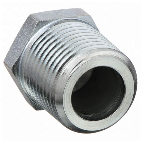 Parker Hex Head Plug 316l Stainless Steel 12 In Fitting Pipe Size Male Npt 1516 In Overall