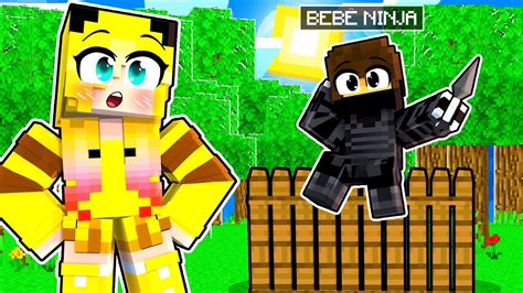 Pimpolha Adotou Um Beb Ninja No Minecraft Pimpolha Youtube