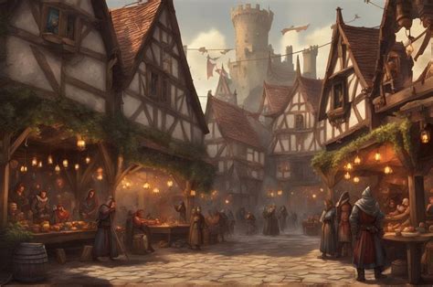 Medieval Market by EchoSolstice on DeviantArt