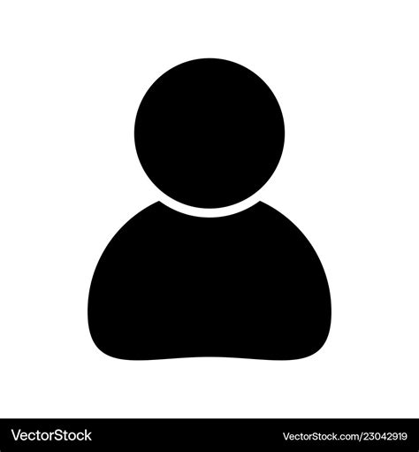 Simple human icon business design isolated Vector Image