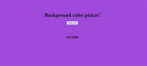 Javascript Mastery How To Change Background Color With Ease