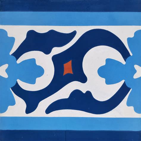 Azur Cement Frieze Carodeco