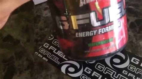 Gamma Labs G Fuel Unboxing 2015 Youtube