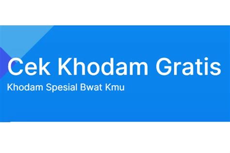 Link Cek Khodam Online Yang Kini Sedang Ramai Dan Heboh Di Media Sosial