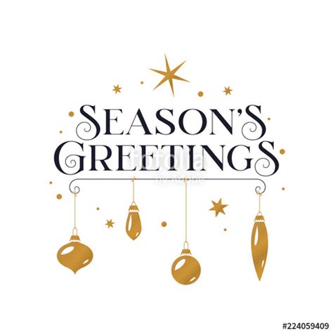 Seasons Greetings Vector At Collection Of Seasons