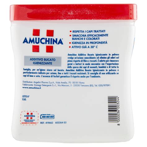 Amuchina Additivo Bucato Igienizzante In Polvere Con Misurino 500 G