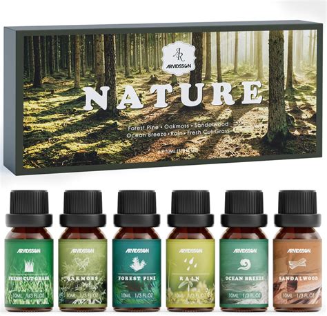 Nature Essential Oils Set Arvidsson Premium Fragrance Oil Gift Set For