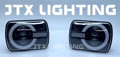 Jtx Hl109 Halo Jtx Bronco Semi Sealed Beam Headlight 5 X 7 Black