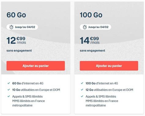 Bouygues Télécom relance 2 forfaits mobiles B You 60 Go et 100 Go à 12