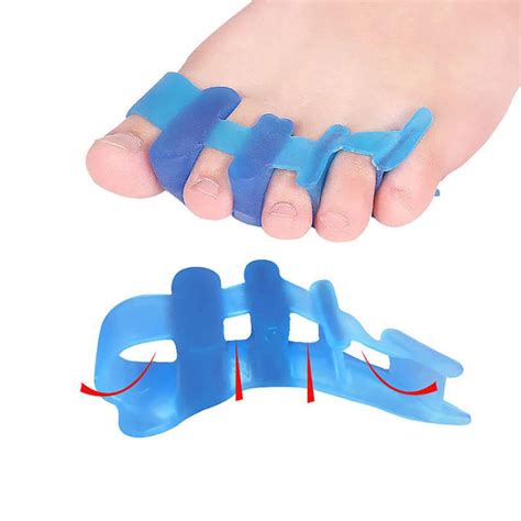 Pair Toe Separator Hallux Valgus Corrector Bunions Finger Separator