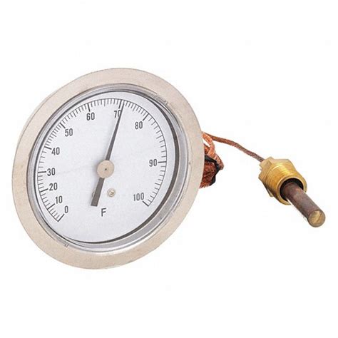 Analog Panel Mount Thermometer 12u629 12u629 Grainger