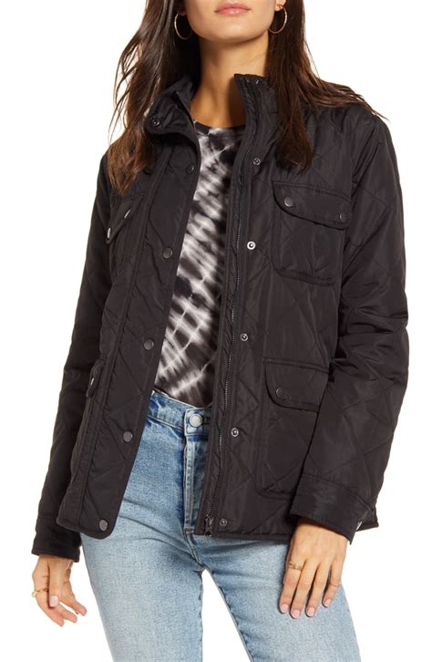 Thread And Supply Fleece Lined Quilted Utility Jacket Nordstrom Line