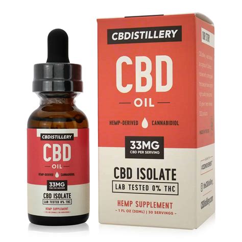 Cbdistillery 1000mg 33mgdose Isolate Spectrum Cbd Oil For Athletes