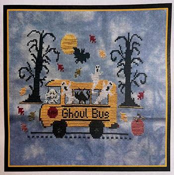 Cross Stitch Corner Pickle Barrel Designs Ghoul Bus