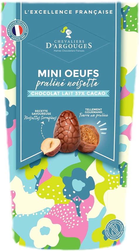 CHEVALIERS D ARGOUGES Maîtres Chocolatiers Français Sachet mini œufs