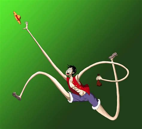 Rubber Man Luffy By Dunesayer On Deviantart