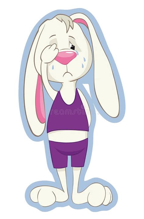 Sad Easter Bunny Clipart