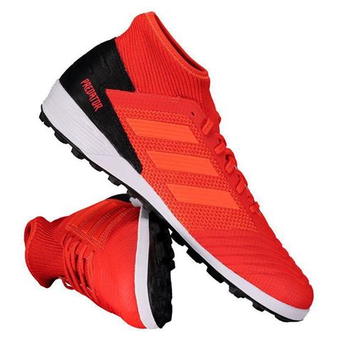 Chuteira Adidas Predator 19 3 TF Society Vermelha FutFanatics