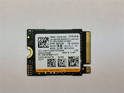 Dysk SSD SAMSUNG PM9B1 256GB M 2 PCIe NVMe 2230 STEAM DECK 1 4A