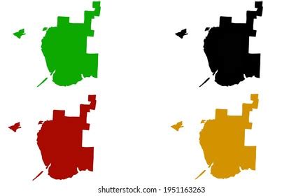 Silhouette Map City Farmerville Louisiana United Stock Vector (Royalty Free) 1951163263 ...